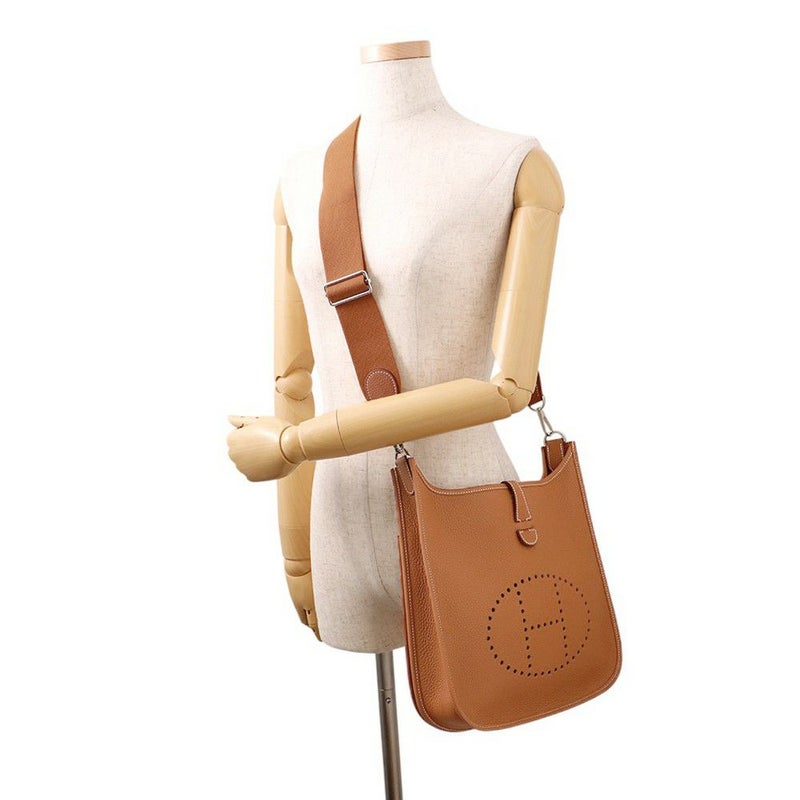 エルメス ショルダーバッグ エブリン3 PM ゴールド/シルバー金具 トリヨンクレマンス K刻印