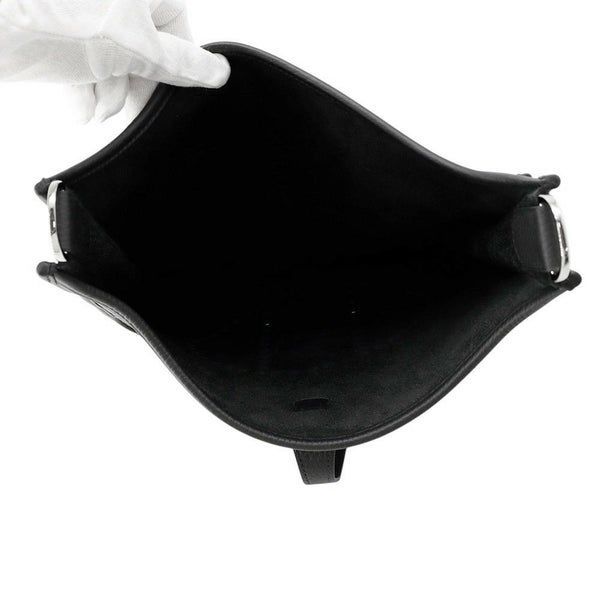 エルメス ショルダーバッグ エブリン3 PM ブラック/シルバー金具 トリヨンクレマンス K刻印 黒