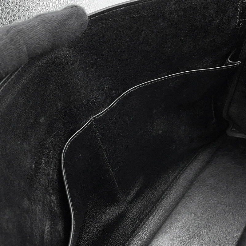 エルメス ハンドバッグ ケリー35 内縫い ブラック/ゴールド金具 ヴォーガリバー Z刻印 HERMES 2wayショルダー 黒