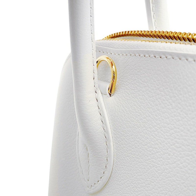 エルメス ボリード1923 25 ニューホワイト/ゴールド金具 エバーカラー B刻印 HERMES 2wayショルダー 白
