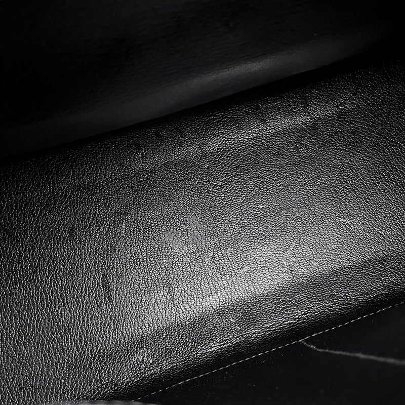 エルメス ハンドバッグ ケリー32 外縫い ブラック/ゴールド金具 ボックスカーフ 〇W刻印 2wayショルダー 黒