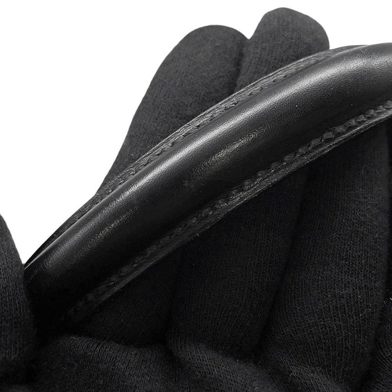 エルメス ハンドバッグ ケリー32 外縫い ブラック/ゴールド金具 ボックスカーフ 〇W刻印 2wayショルダー 黒