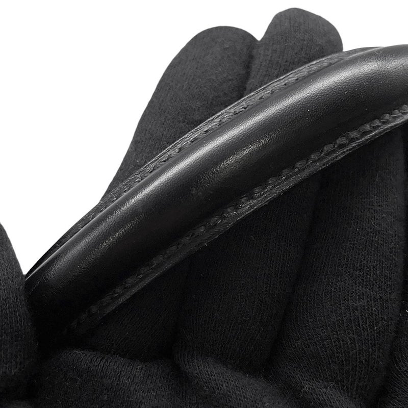 エルメス ハンドバッグ ケリー32 外縫い ブラック/ゴールド金具 ボックスカーフ 〇W刻印 2wayショルダー 黒