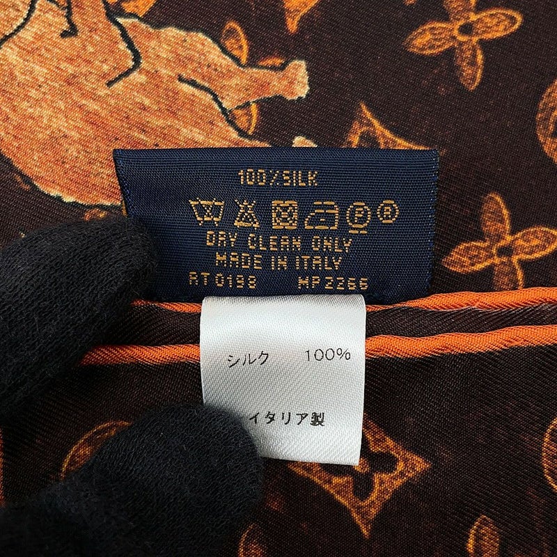 ルイヴィトン スカーフ カレ・キャットグラム トランスフォームド・モノグラム シルク MP2266 LOUIS VUITTON 2019クルーズ