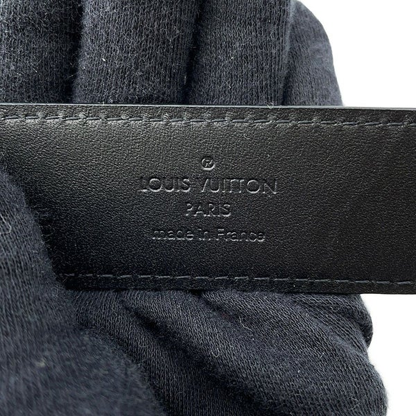 ルイヴィトン ベルト ダミエ・グラフィット サンチュール・エリプス サイズ95 M6821 LOUIS VUITTON ヴィトン メンズ 黒 ブラック