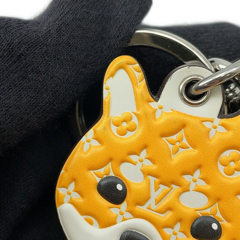 ルイヴィトン キーホルダー ポルト クレ・LV シバ モノグラム/ミンクファー M01199 ヴィトン チャーム