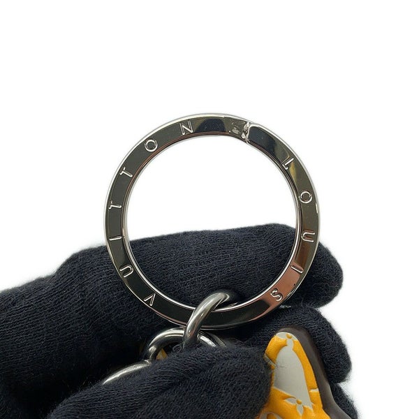 ルイヴィトン キーホルダー ポルト クレ・LV シバ モノグラム/ミンクファー M01199 ヴィトン チャーム