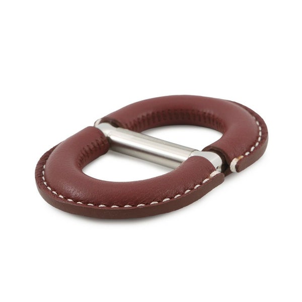 エルメス スカーフリング カレ70  シェーヌ・ダンクル・セリエ ルージュアッシュ/スイフト ゴールド金具 アクセサリー