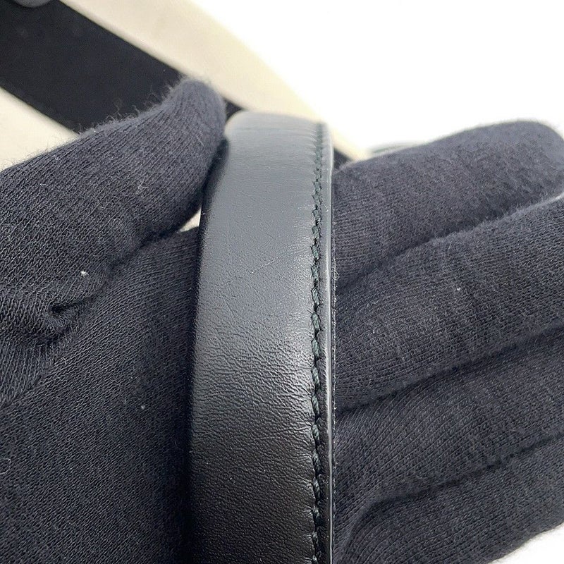 バレンシアガ ハンドバッグ ネイビーカバ XS 390346 BALENCIAGA バッグ ポーチ付き 黒 白