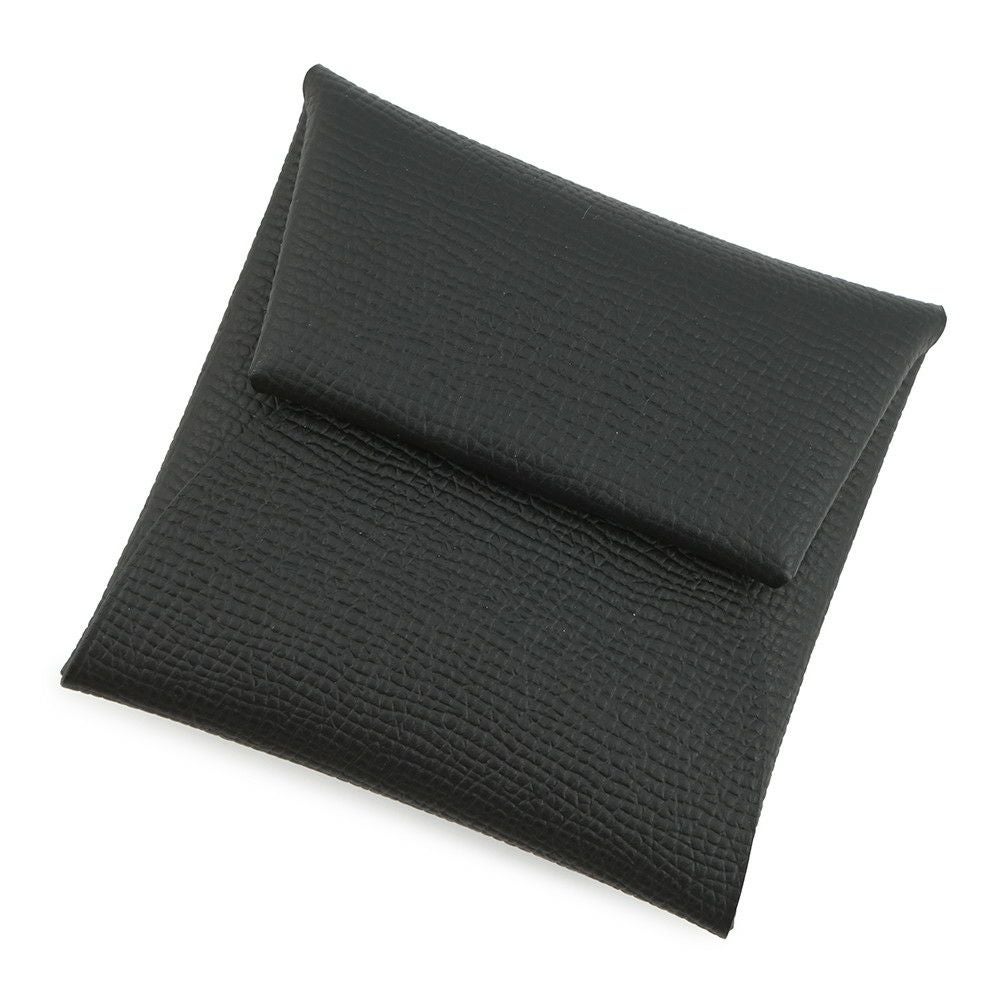 新品 エルメスHERMES バスティア 黒 エプソン ケース B刻印. エルメス コインケース バスティア ブラック エプソン B刻印 HERMES