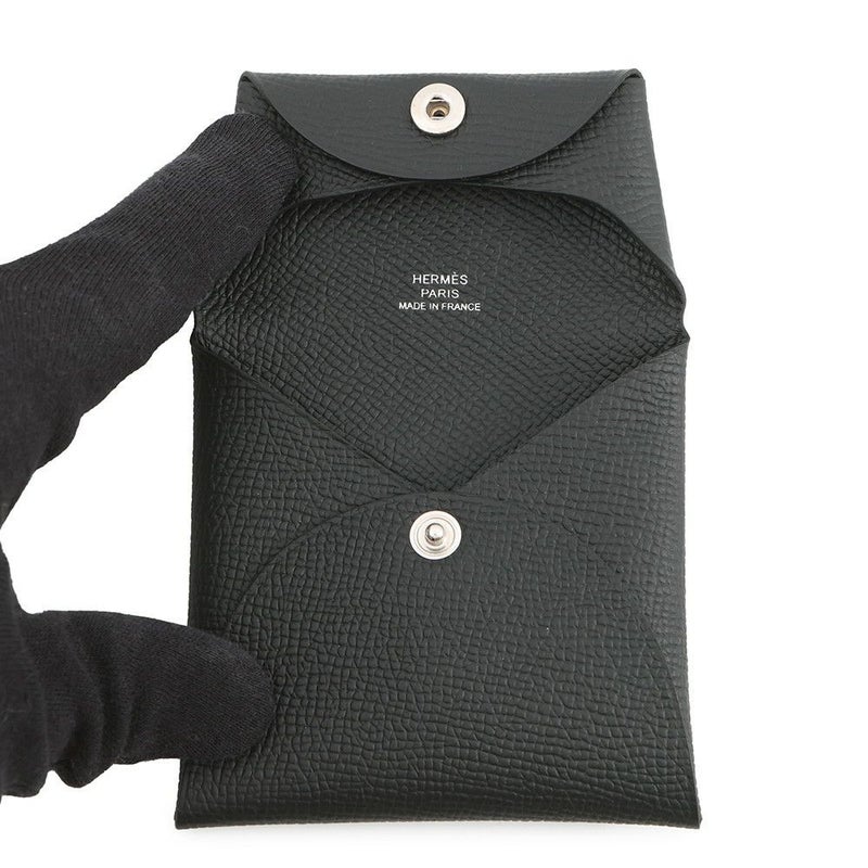 エルメス コインケース バスティア ブラック エプソン B刻印 HERMES 財布