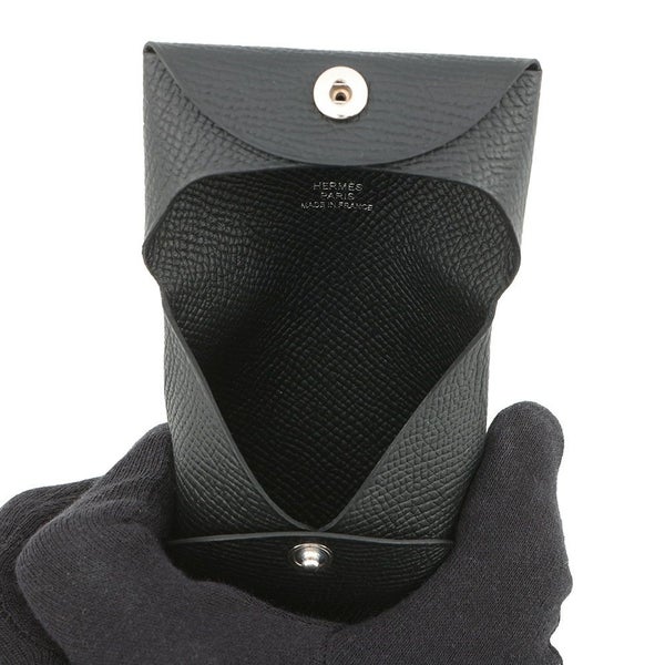 エルメス コインケース バスティア ブラック エプソン B刻印 HERMES 財布