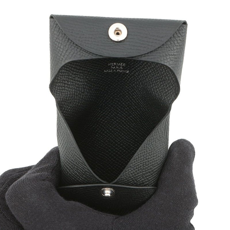 エルメス コインケース バスティア ブラック エプソン B刻印 HERMES 財布