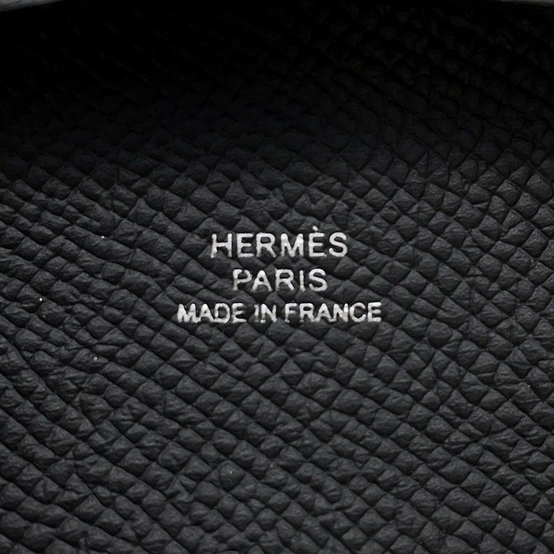 エルメス コインケース バスティア ブラック エプソン B刻印 HERMES 財布
