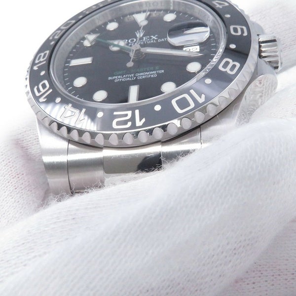 ロレックス GMTマスター2 デイト ランダムシリアル ルーレット 116710LN ROLEX 腕時計 黒文字盤