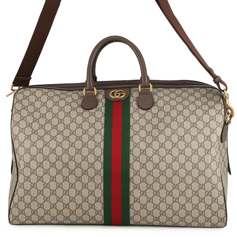グッチ ボストンバッグ GGスプリーム 547959 GUCCI 2wayショルダーバッグ 旅行用 トラベル