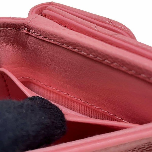 シャネル 三つ折り財布 マトラッセ ココマーク クラシック スモール フラップ ウォレット AP0230 CHANEL 財布