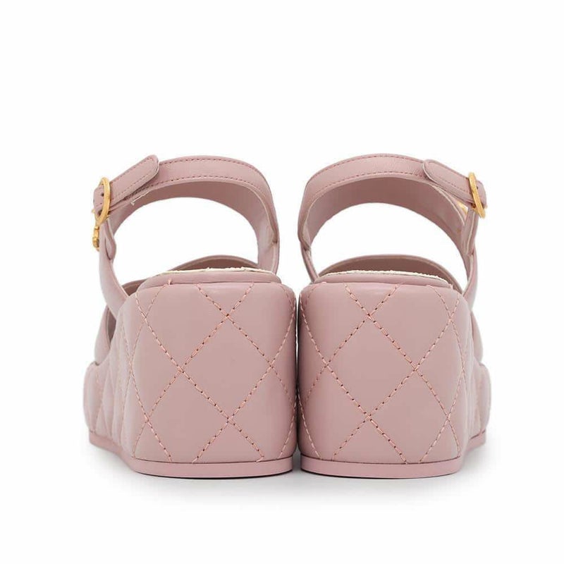 シャネル サンダル キルティング ココマーク ラインストーン ラムスキン レディースサイズ36C G45547 CHANEL 靴