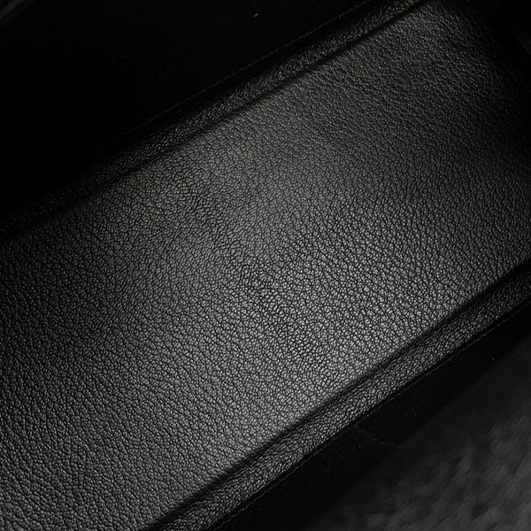 エルメス ハンドバッグ ケリー28 内縫い ブラック/シルバー金具 トゴ Y刻印 2wayショルダー 黒