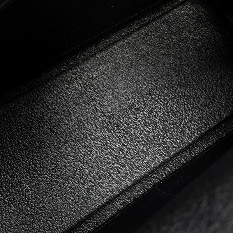 エルメス ハンドバッグ ケリー28 内縫い ブラック/シルバー金具 トゴ Y刻印 2wayショルダー 黒