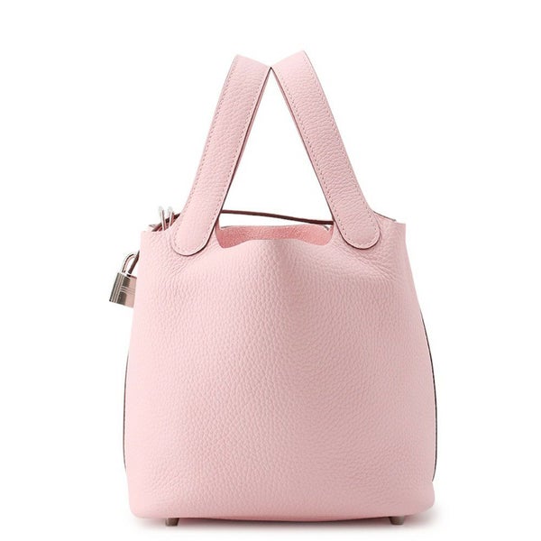 エルメス ハンドバッグ ピコタンロックPM ローズサクラ/シルバー金具 トリヨンクレマンス W刻印