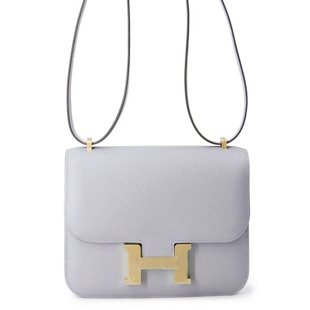エルメス HERMES ショルダーバッグ コンスタンス3 ミニ ミロワール シェーブル ジョーヌナプル シルバー金具 新品 未使用 黄色 2025年製 K 【箱】【中古】 HERMES - エルメス コンスタンス3ミニ ミロワール K刻印 2025年製