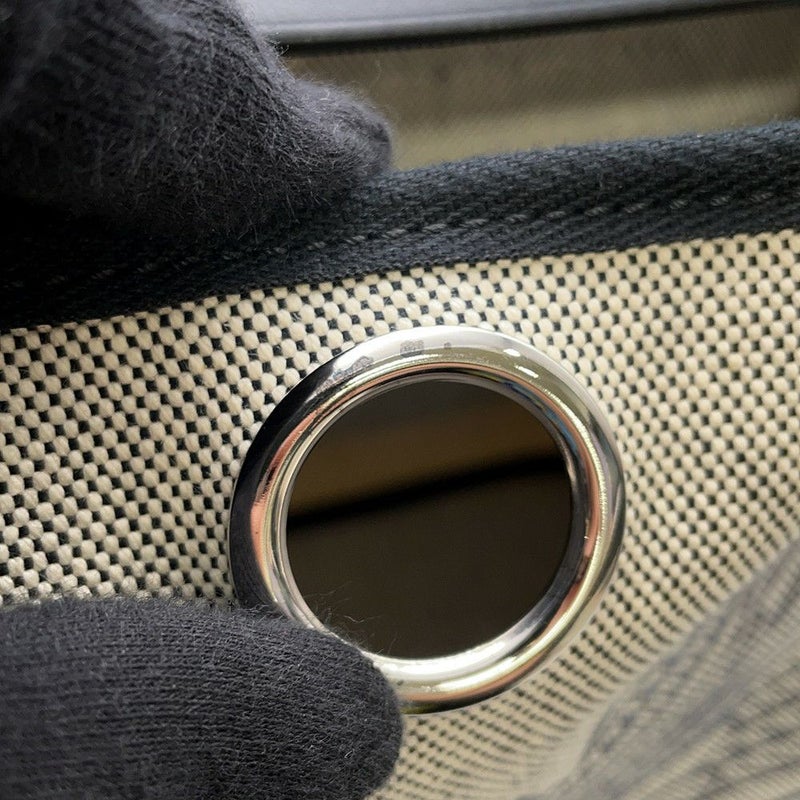 エルメス エールバッグジップPM ペガサスポップ ブラック/ブルーインディゴ/エクリュ/シルバー金具 トワルアッシュ/ヴァッシュハンター Y刻印 黒