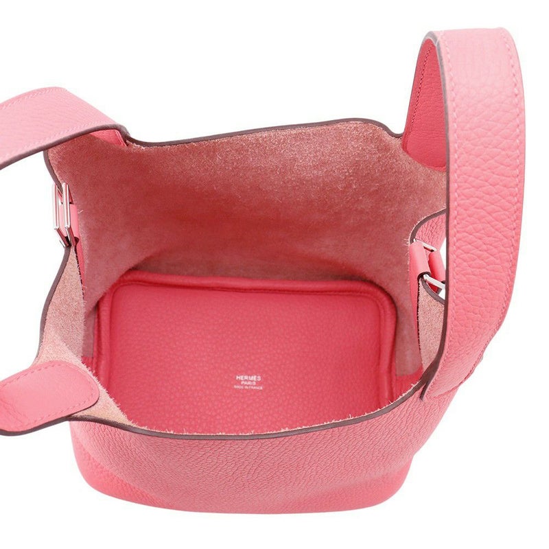 エルメス ハンドバッグ ピコタンロックPM ローズアザレ/シルバー金具 トリヨンクレマンス K刻印