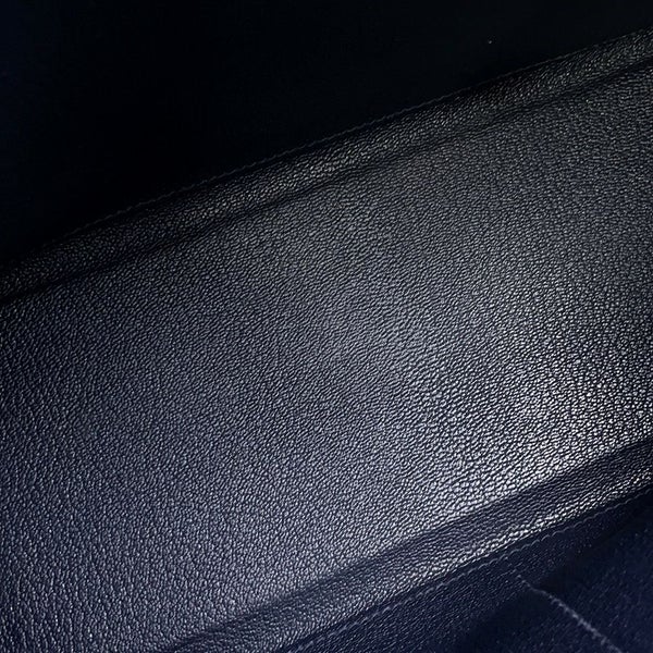 エルメス ハンドバッグ ケリー28 内縫い ブルーニュイ/シルバー金具 トゴ X刻印 ２wayショルダー