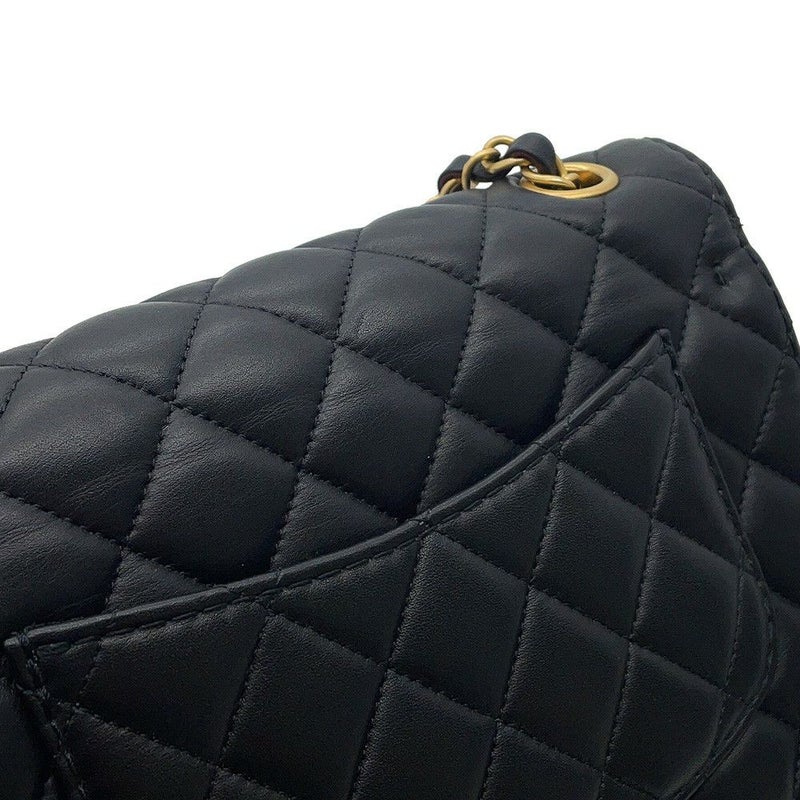 シャネル チェーンショルダーバッグ マトラッセ ココマーク ラムスキン AS2228 CHANEL 黒