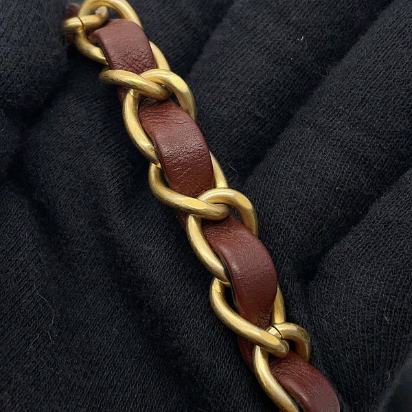 シャネル チェーンショルダーバッグ マトラッセ ココマーク ラムスキン AS2228 CHANEL 黒