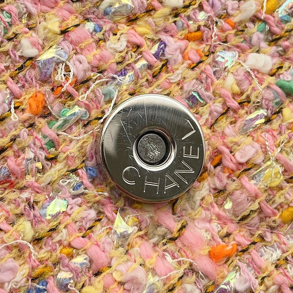 シャネル ハンドバッグ ココマーク デカココ チェーンハンドル ツイード CHANEL バッグ