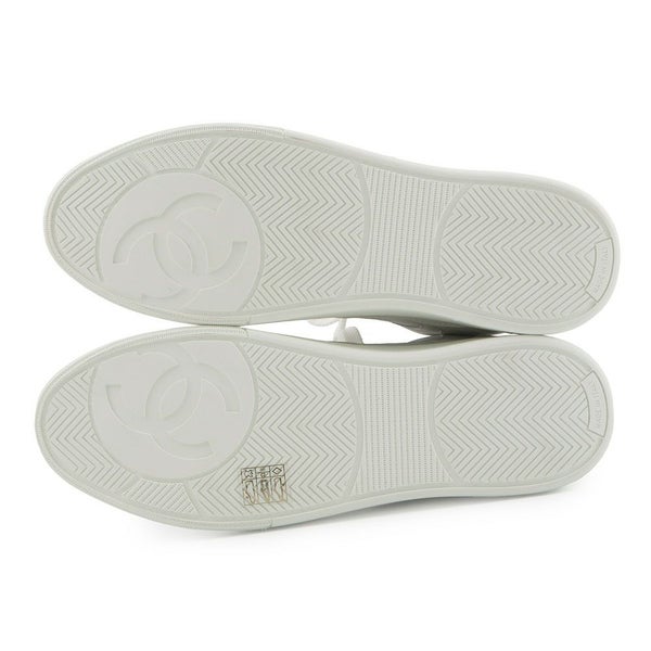 シャネル スニーカー ココマーク ハイカットスニーカー メンズサイズ41 G45082 CHANEL 靴 白