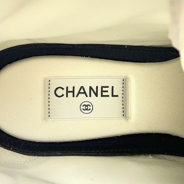 シャネル スニーカー ココマーク ハイカットスニーカー メンズサイズ41 G45082 CHANEL 靴 白