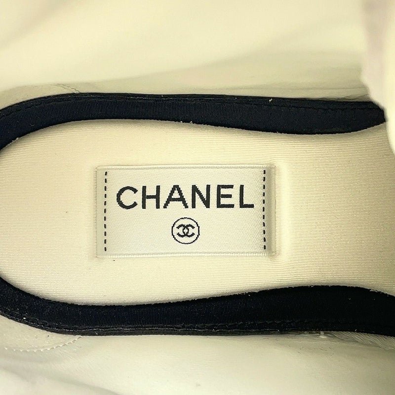 シャネル スニーカー ココマーク ハイカットスニーカー メンズサイズ41 G45082 CHANEL 靴 白