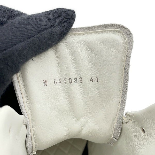 シャネル スニーカー ココマーク ハイカットスニーカー メンズサイズ41 G45082 CHANEL 靴 白