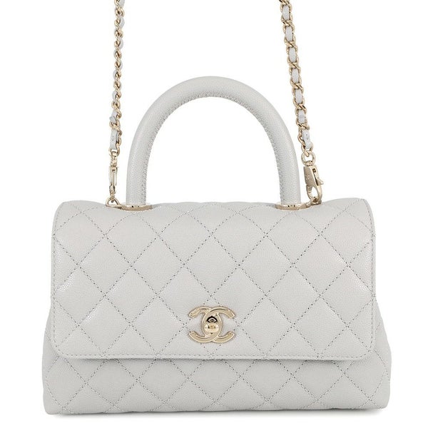 シャネル ハンドバッグ マトラッセ ココマーク ココハンドル キャビアスキン A92990 CHANEL 2wayショルダーバッグ