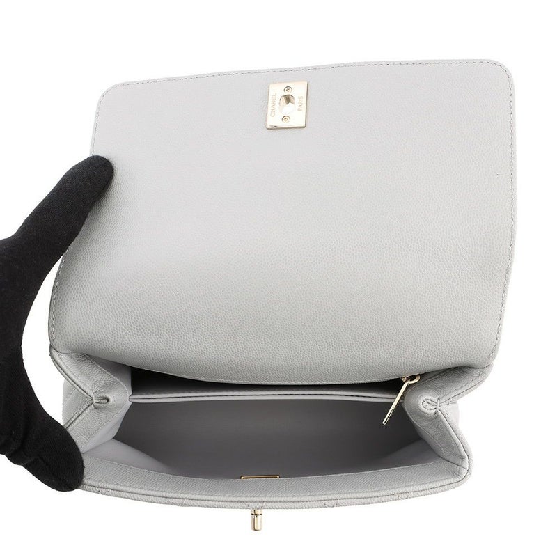 シャネル ハンドバッグ マトラッセ ココマーク ココハンドル キャビアスキン A92990 CHANEL 2wayショルダーバッグ