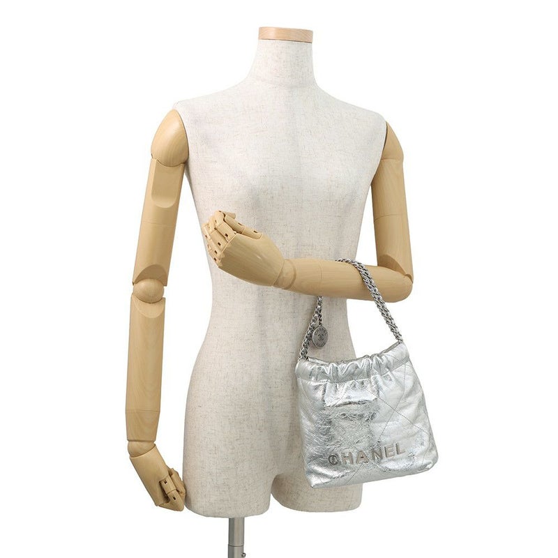 シャネル ハンドバッグ CHANEL 22 ミニ ココマーク シャイニーカーフレザー AS3980 CHANEL 2wayショルダーバッグ