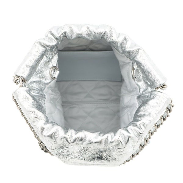 シャネル ハンドバッグ CHANEL 22 ミニ ココマーク シャイニーカーフレザー AS3980 CHANEL 2wayショルダーバッグ