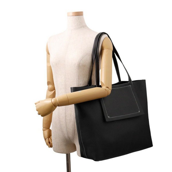 エルメス トートバッグ カバセリエ46 ブラック トリヨンクレマンス K刻印 HERMES 黒