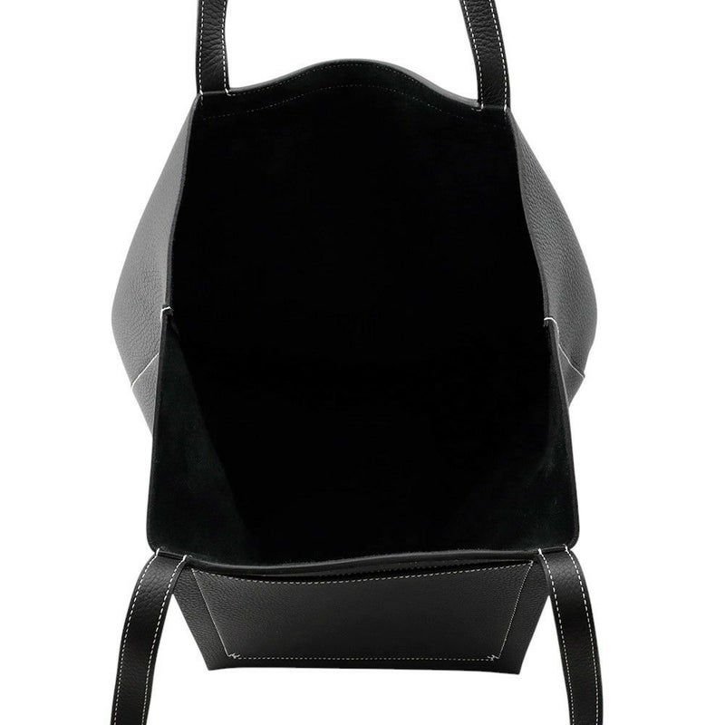 エルメス トートバッグ カバセリエ46 ブラック トリヨンクレマンス K刻印 HERMES 黒