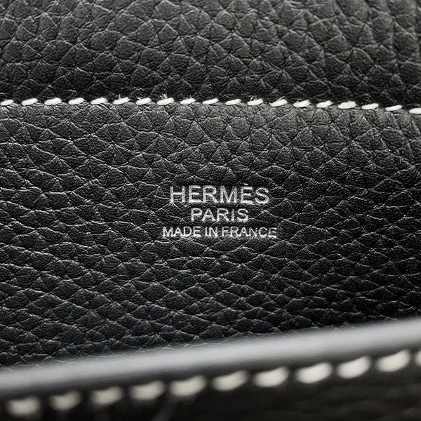 エルメス トートバッグ カバセリエ46 ブラック トリヨンクレマンス K刻印 HERMES 黒