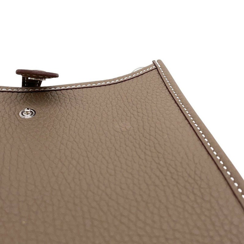 エルメス エブリンTPM 111cm アマゾン エトゥープ/ブルーインディゴ/シルバー金具 トリヨンクレマンス K刻印