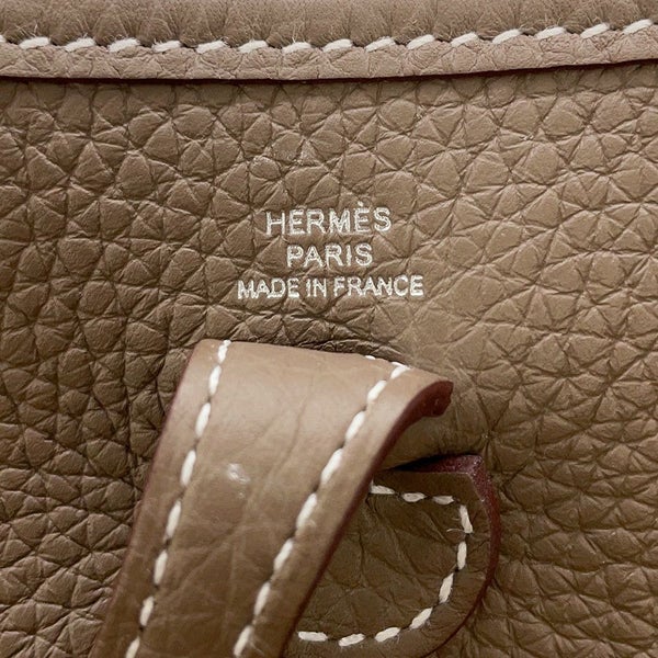 エルメス エブリンTPM 111cm アマゾン エトゥープ/ブルーインディゴ/シルバー金具 トリヨンクレマンス K刻印