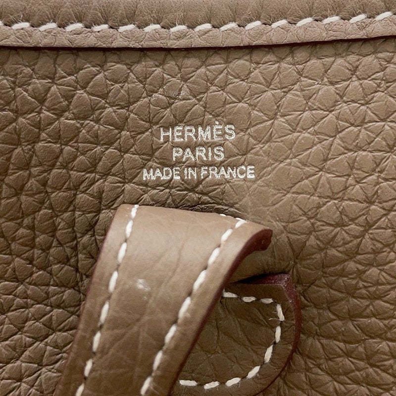 エルメス エブリンTPM 111cm アマゾン エトゥープ/ブルーインディゴ/シルバー金具 トリヨンクレマンス K刻印