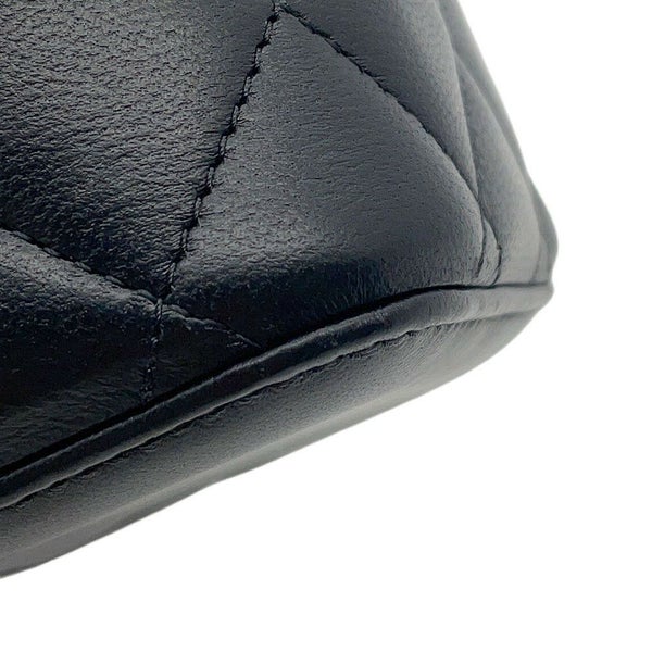 シャネル チェーンショルダーバッグ マトラッセ ココマーク ヴァニティケース ラムスキン AP2199 CHANEL 黒