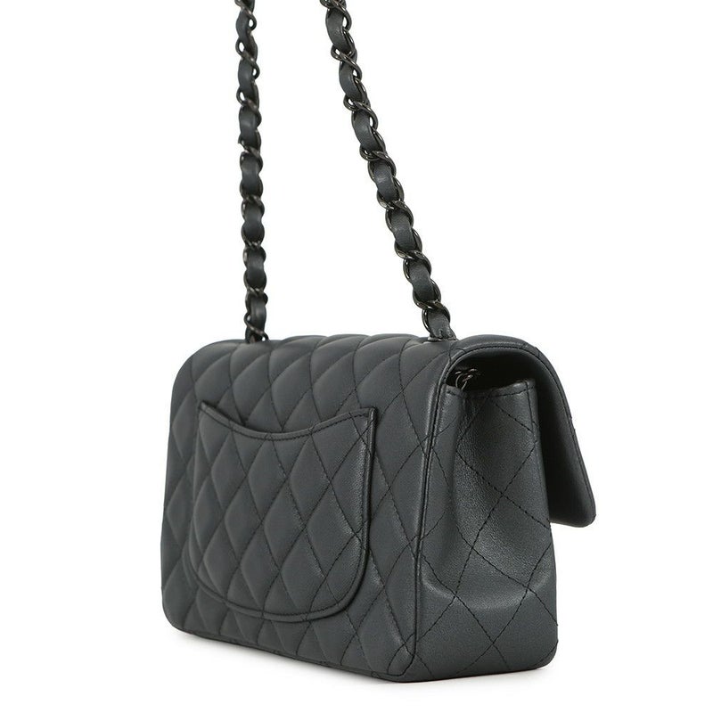シャネル チェーンショルダーバッグ ココマーク ミニ マトラッセ 20 ラムスキン A69900 CHANEL 黒