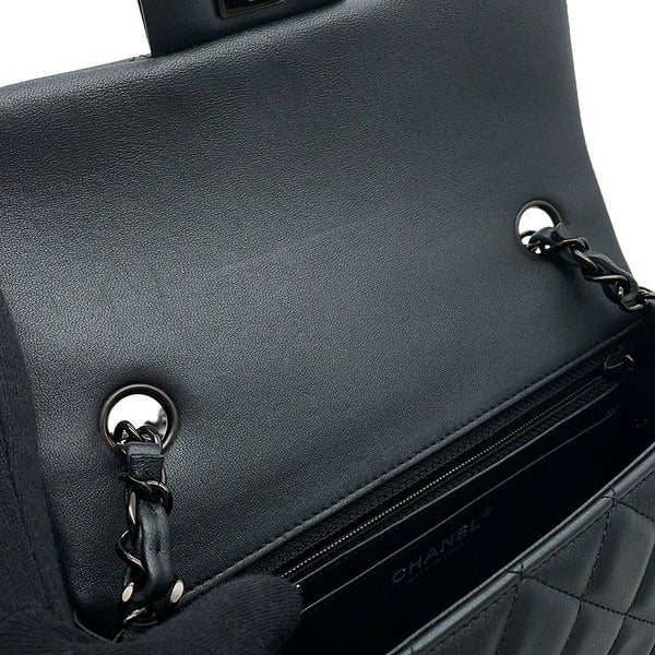 シャネル チェーンショルダーバッグ ココマーク ミニ マトラッセ 20 ラムスキン A69900 CHANEL 黒