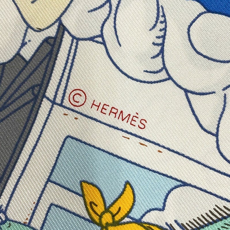エルメス スカーフ カレ90 私の雲 Sur Mon Nuage HERMES シルクスカーフ 2022年秋冬